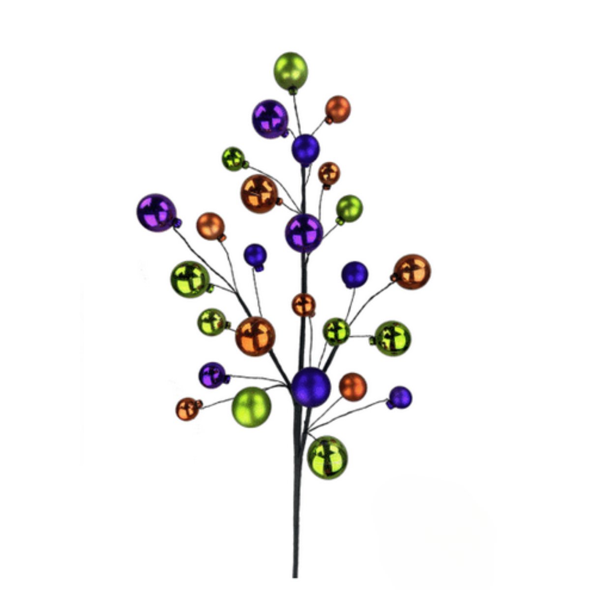 Shop For 28" Ornament Ball Pick: Orange, Purple, Green at Michelle's aDOORable Creations