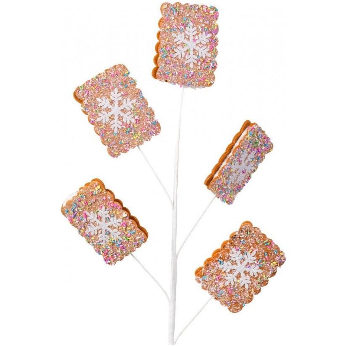 Shop For 28" Snowflake Sprinkle Sandwich Cookie Spray at Michelle's aDOORable Creations