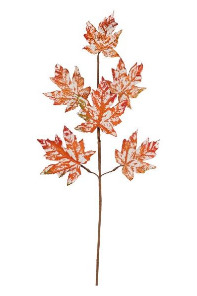 29" Glitter Maple Leaf Spray - Michelle's aDOORable Creations - Sprays and Picks