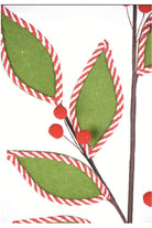 29” Leaf Berry Spray: Red/Green - Michelle's aDOORable Creations - Sprays and Picks