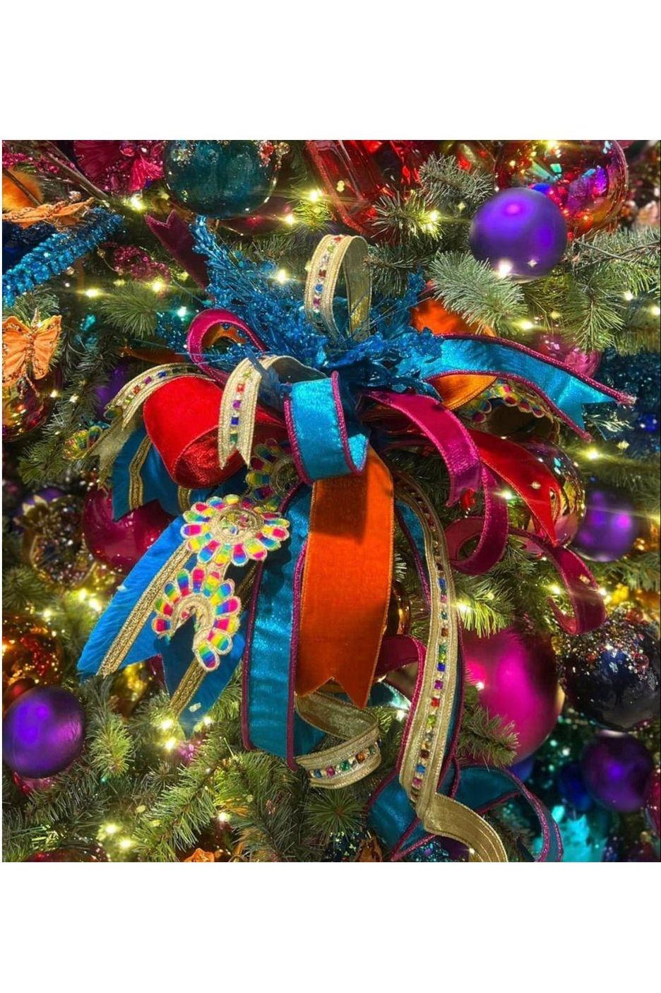 Shop For 3" Disco Daisies Ribbon: Multi (10 Yards) at Michelle's aDOORable Creations