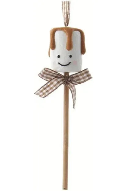 Shop For 3" Marshmallow Pops With Plaid Bow Ornaments T3452 -3
