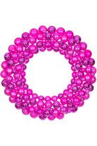 30" Hot Pink Ball Wreath - Michelle's aDOORable Creations - Work Wreath Form