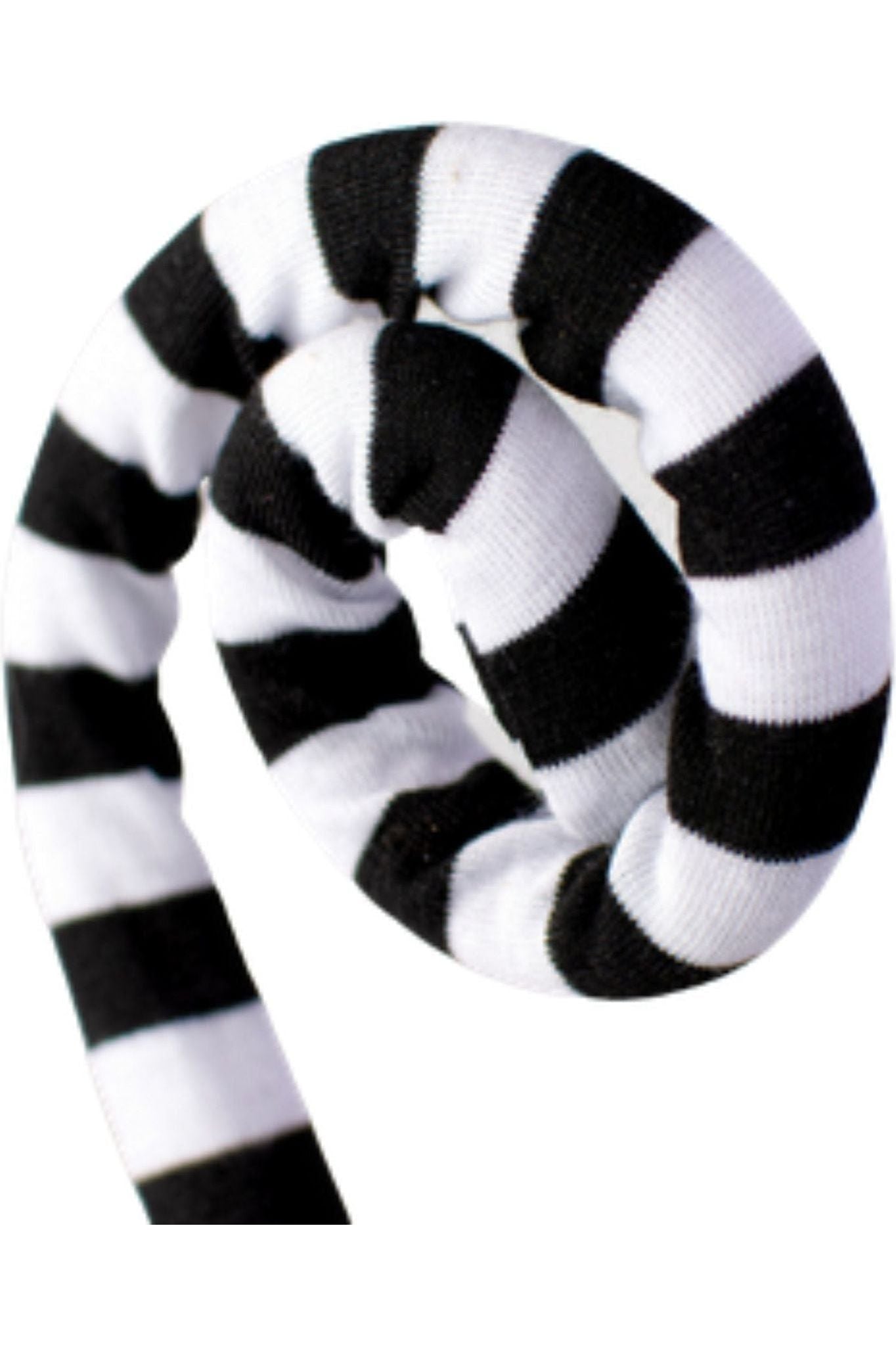 Shop For 30" Ice Fabric Stripe Spiral Spray: Black & White at Michelle's aDOORable Creations