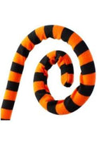 Shop For 30" Ice Fabric Stripe Spiral Spray: Orange & Black at Michelle's aDOORable Creations