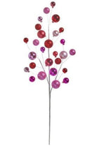 30" Pink and Red Ball Spray - Michelle's aDOORable Creations - Sprays and Picks