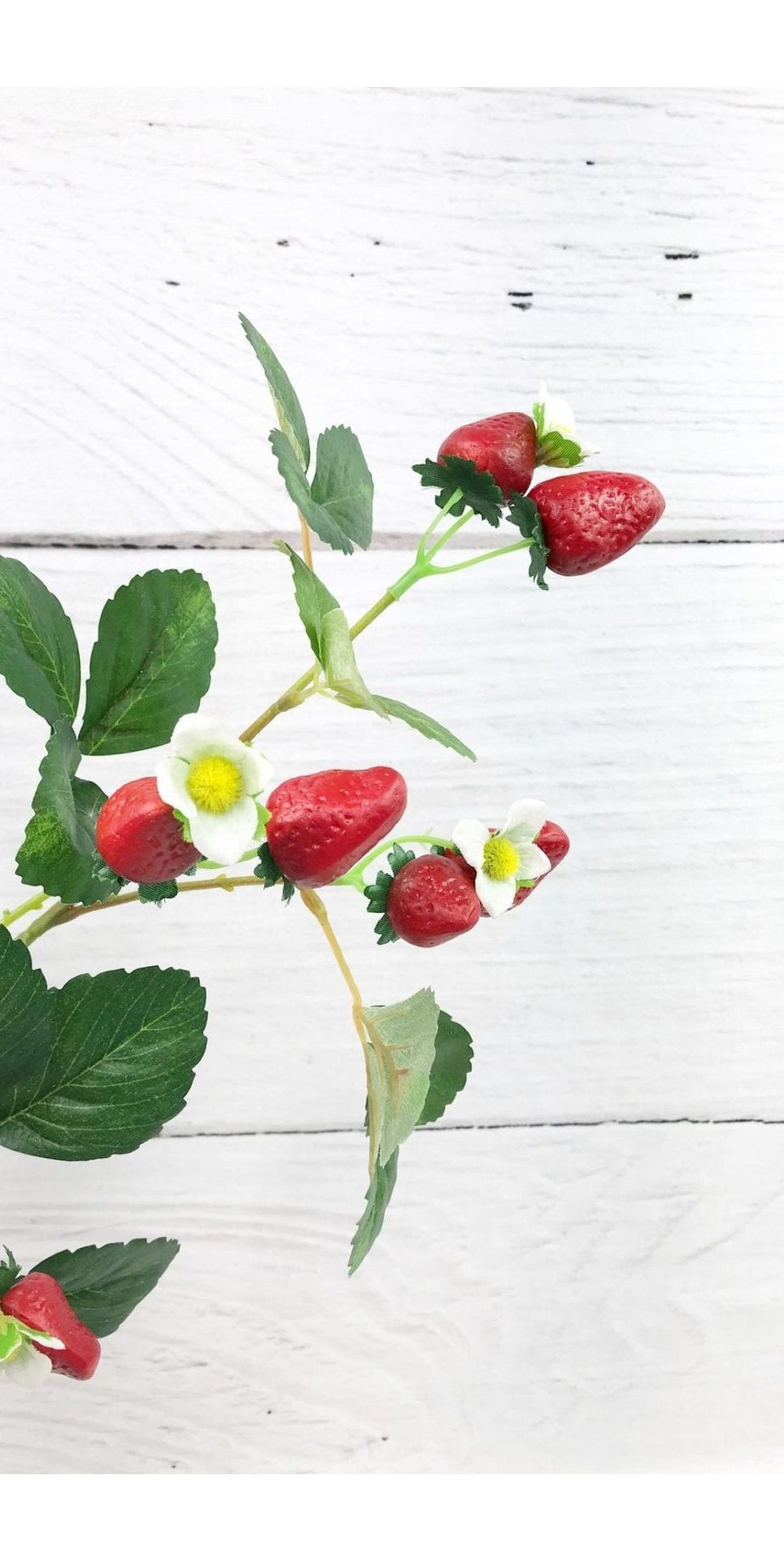 30" Strawberry Blossum Spray - Michelle's aDOORable Creations - Sprays and Picks