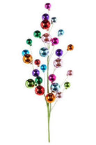 Shop For 31" Multicolor Ball Ornament Spray F4202323