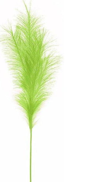 32" Fabric Grass Plume Spray: Lime Green - Michelle's aDOORable Creations - Sprays and Picks