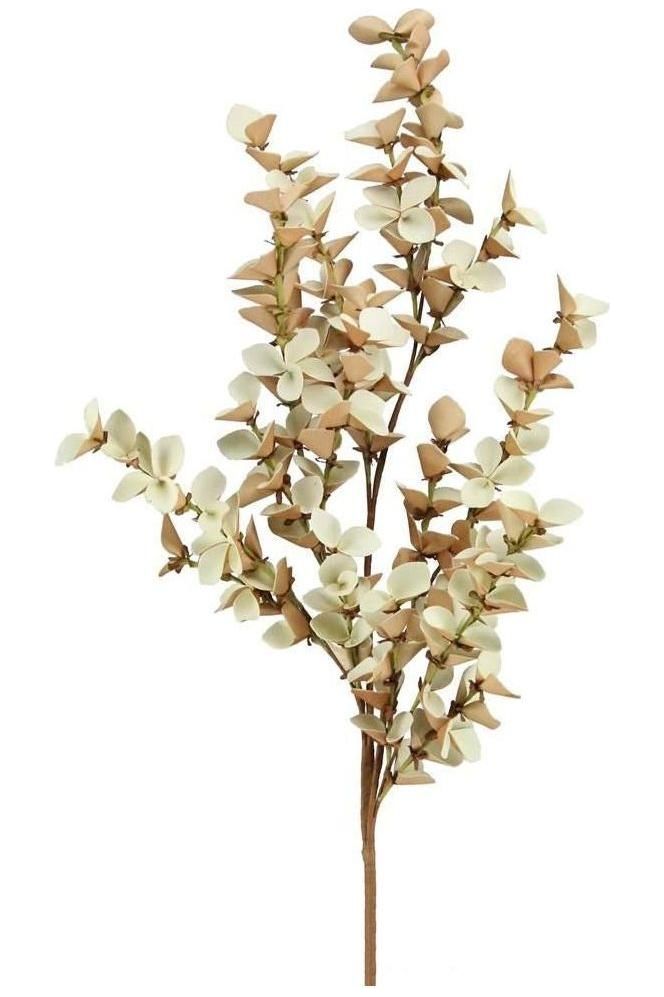 Shop For 33" Foam Eucalyptus Paper Leaf Spray: Cream at Michelle's aDOORable Creations