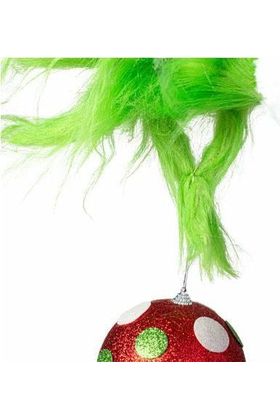 33" Furry Green Monster Hand Ornament - Michelle's aDOORable Creations - Sprays and Picks