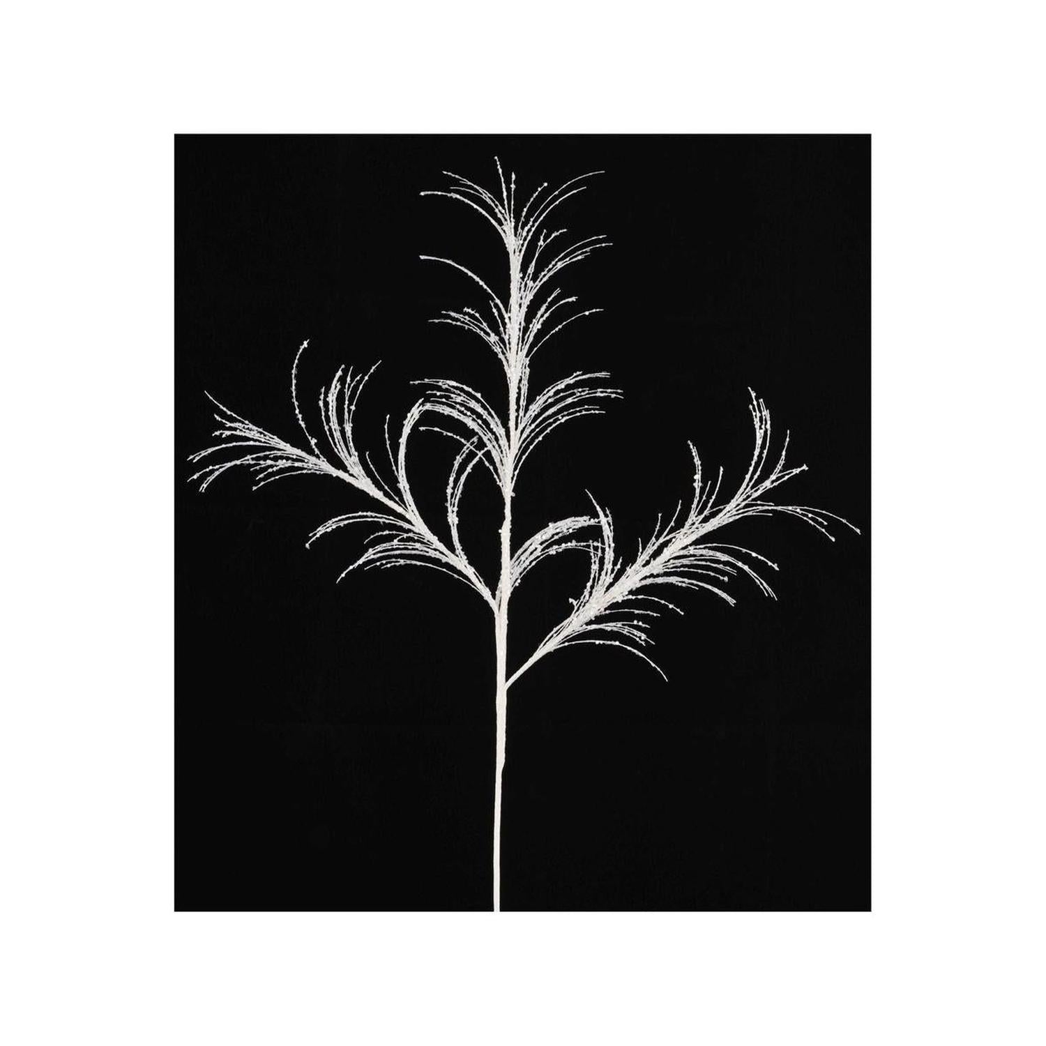 Shop For 34" Glitter Fishline Grass Spray: White at Michelle's aDOORable Creations