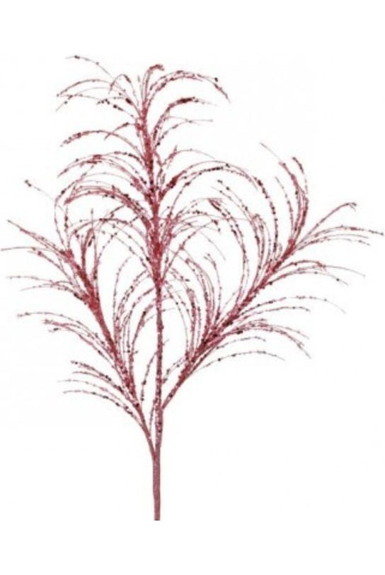 34" Glitter Sequin Pampas Grass Spray: Pink - Michelle's aDOORable Creations - Sprays and Picks