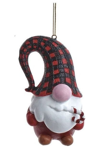 Shop For 3.5" Black & Red Lodge Gnome Ornament D4248