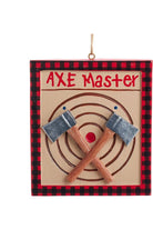 3.5" Lodge "Axe Master" Sign Ornament - Michelle's aDOORable Creations - Holiday Ornaments