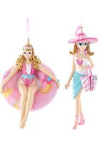 Shop For 3.75" Beach Doll Ornaments at Michelle's aDOORable Creations