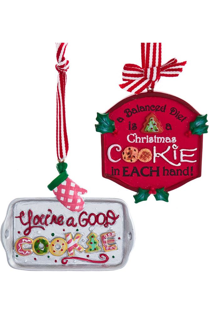 Shop For 3.8" Cookie Tray With Sign Ornament D4254