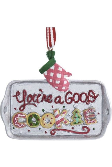 Shop For 3.8" Cookie Tray With Sign Ornament D4254