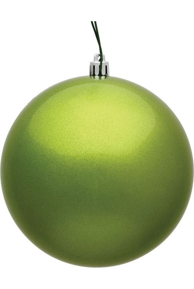 Shop For 4" Candy Lime Green Ball Christmas Tree Ornament (6 pack) N591073DCV