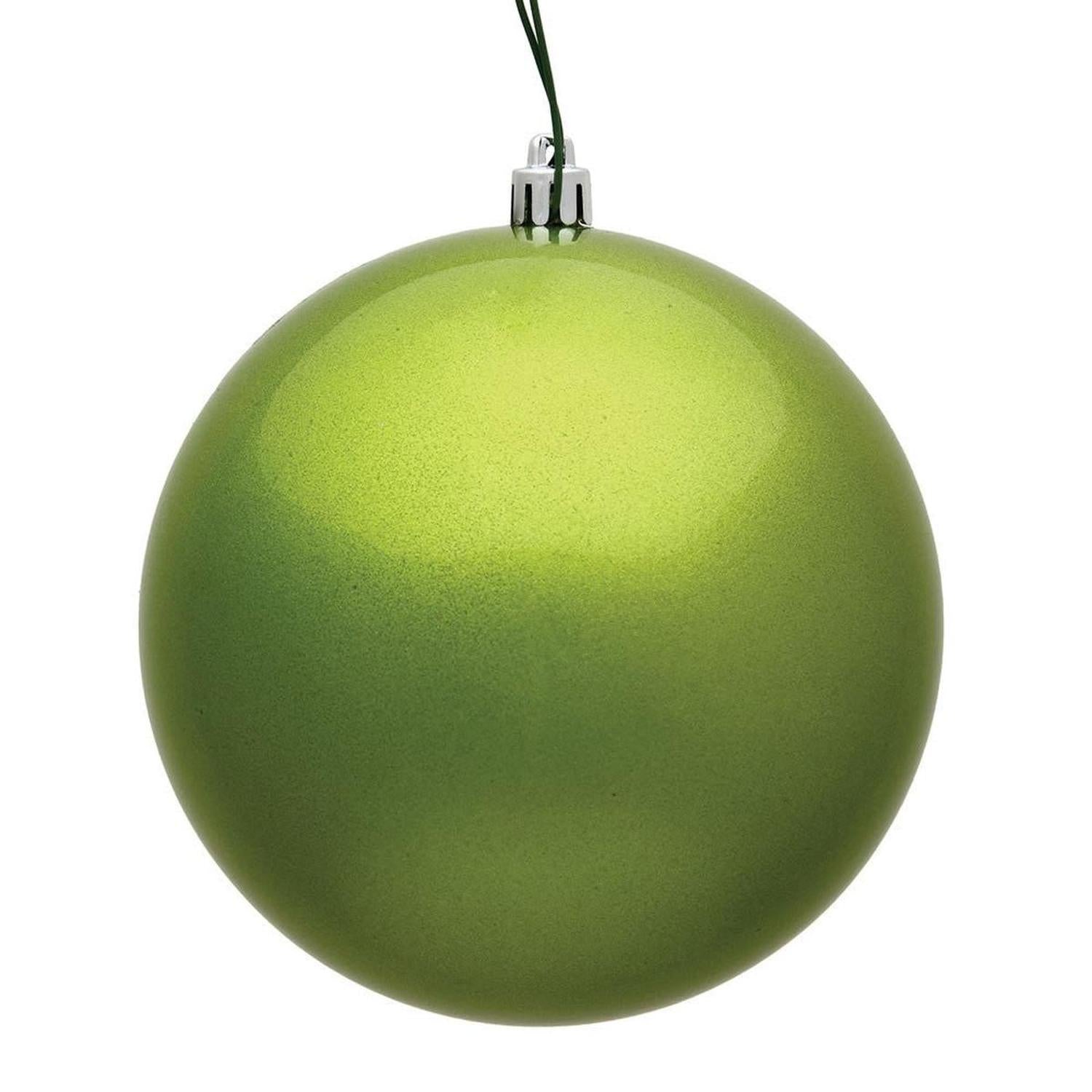Shop For 4" Candy Lime Green Ball Christmas Tree Ornament (6 pack) at Michelle's aDOORable Creations