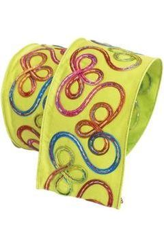 Shop For 4" Candy Loop Ribbon: Lime Green (10 Yards) at Michelle's aDOORable Creations