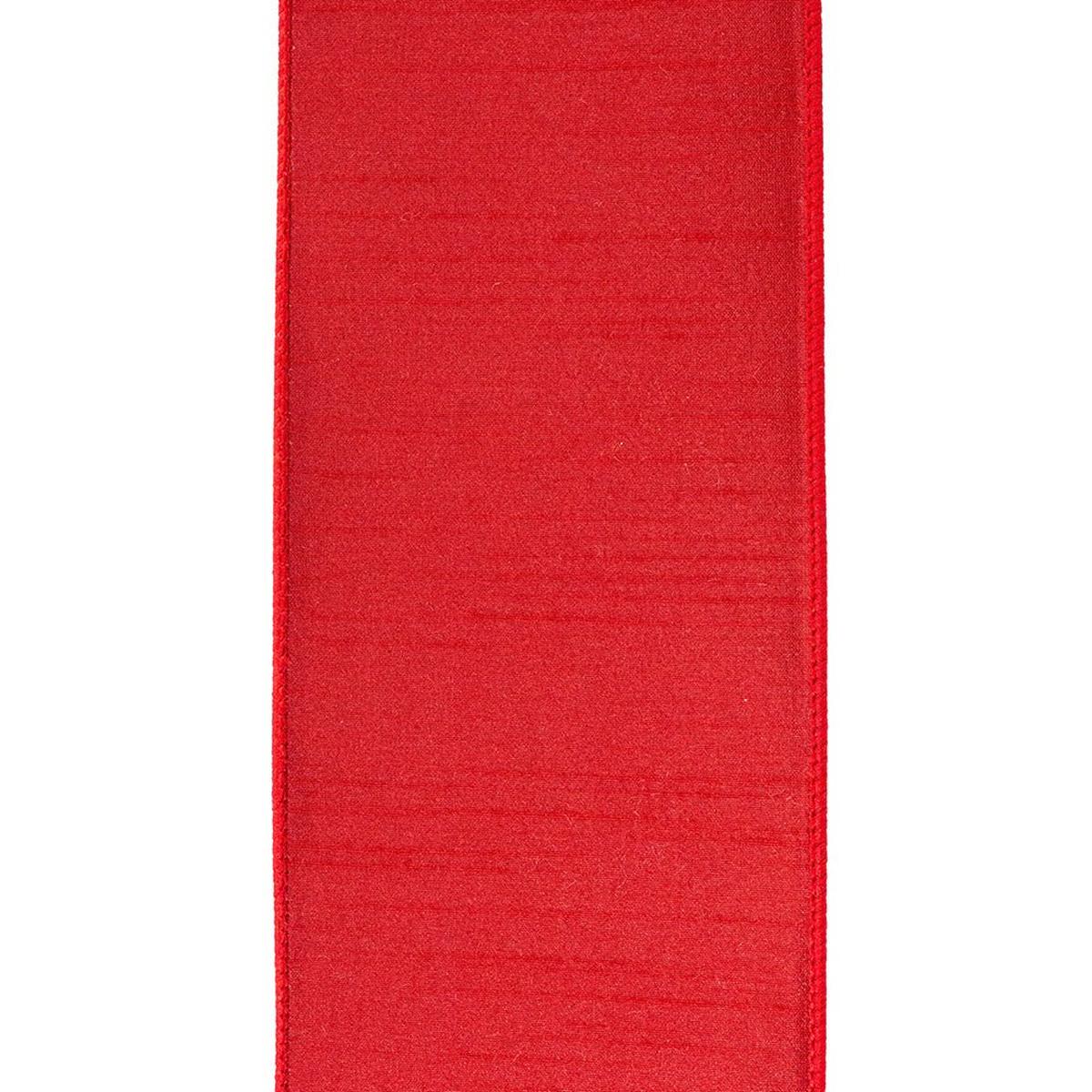 Shop For 4" Designer Plush Velvet Elite Ribbon: Red (5 Yards) at Michelle's aDOORable Creations