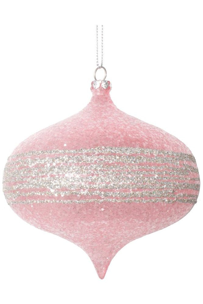Shop For 4" Glitter Onion Ornaments (Set of 4) MT222579
