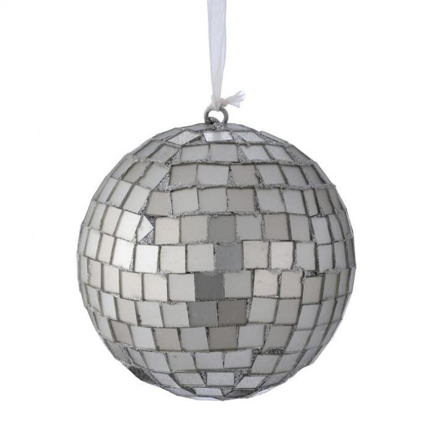4" Mosiac Mirror Ball Ornament