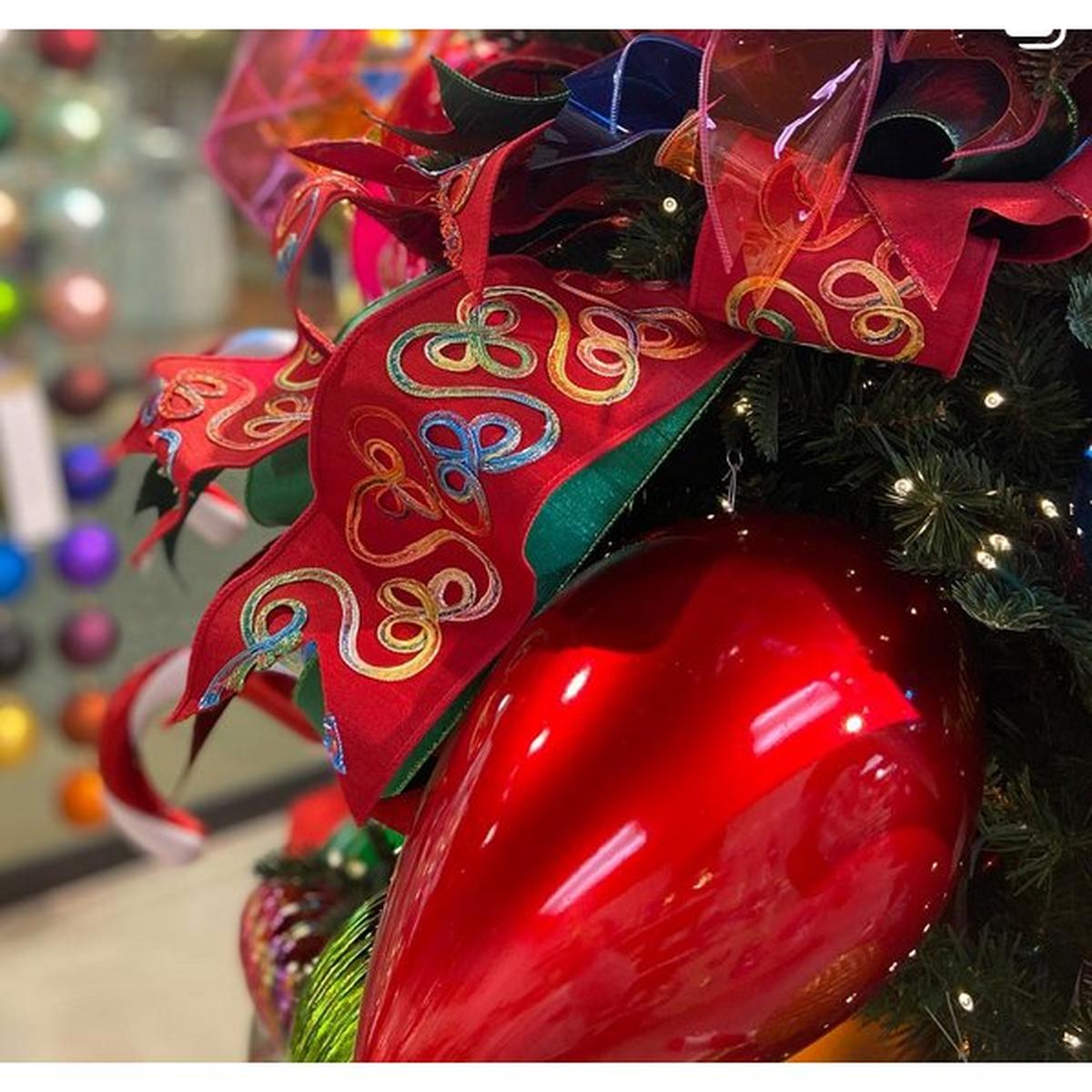 Shop For 4" Whimsy Ribbon: Red (10 Yards) at Michelle's aDOORable Creations