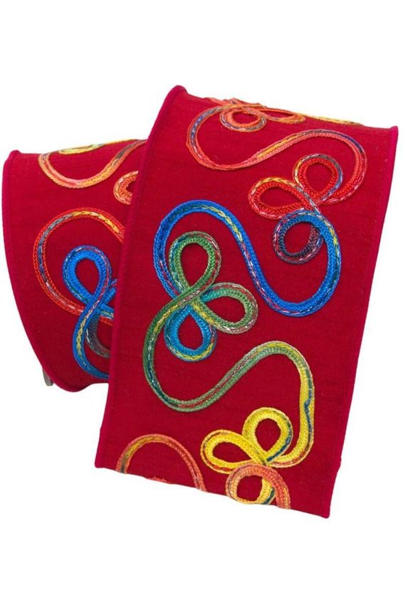 Shop For 4" Whimsy Ribbon: Red (10 Yards) RG968-02