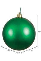 4.75" Green Ornament Ball: Matte - Michelle's aDOORable Creations - Holiday Ornaments