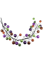5' Glitter Ball Garland: Orange/Lime/Purple - Michelle's aDOORable Creations - Garland