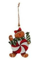 5" Plywood Gingerbread Ornament - Michelle's aDOORable Creations - Holiday Ornaments
