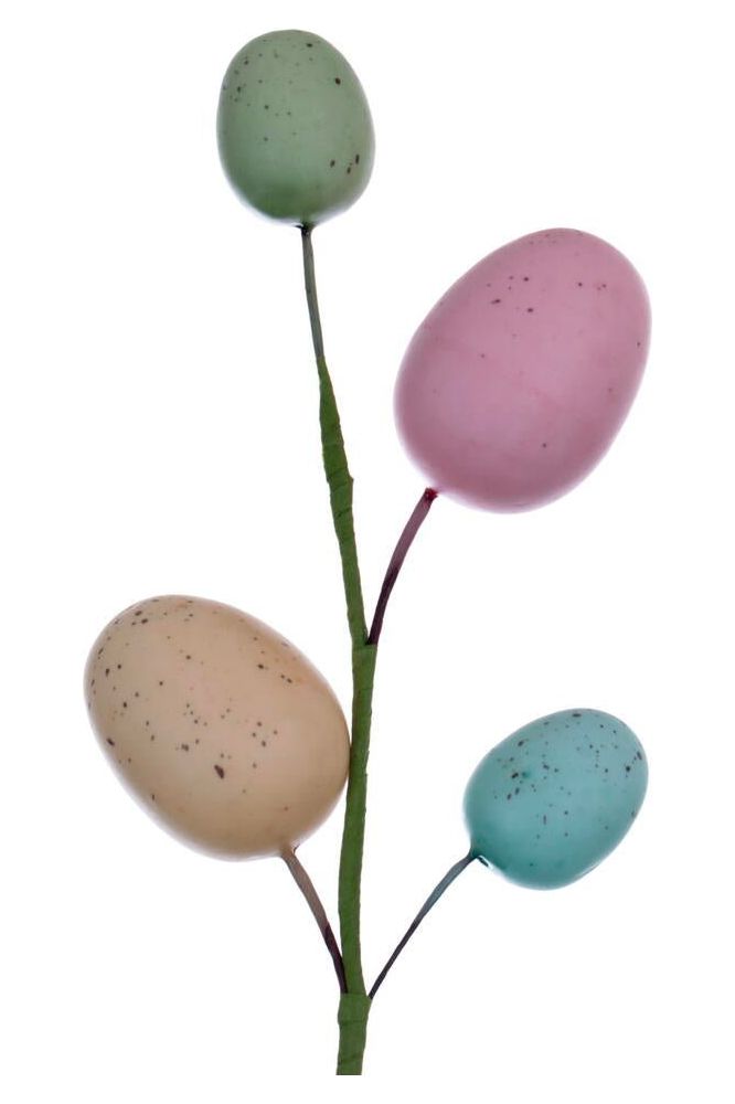 52" Artificial Pastel Easter Egg Garland - Michelle's aDOORable Creations - Garland