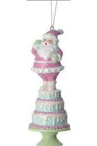 5.5" Resin Santa/Snowman Ornament - Michelle's aDOORable Creations - Christmas Decor