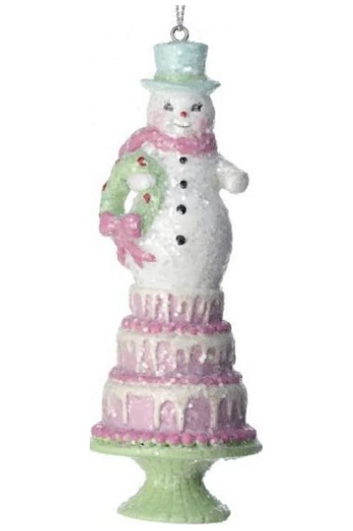 5.5" Resin Santa/Snowman Ornament - Michelle's aDOORable Creations - Christmas Decor