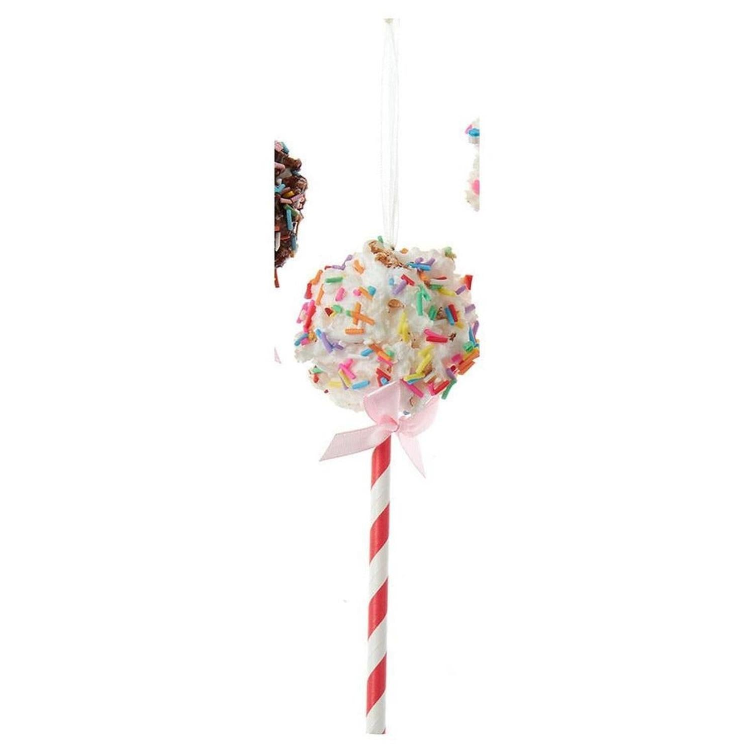 5.7" Popcorn Lollipop Ornaments