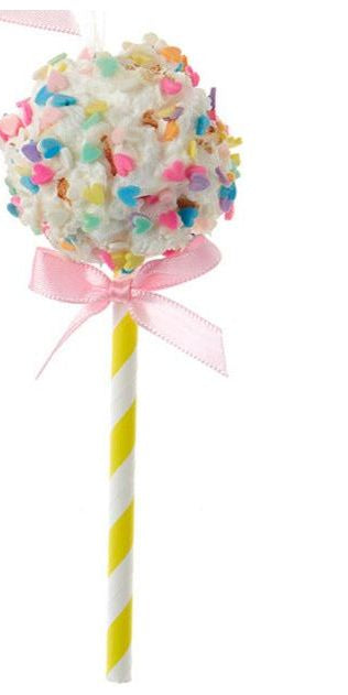 5.7" Popcorn Lollipop Ornaments - Michelle's aDOORable Creations - Holiday Ornaments