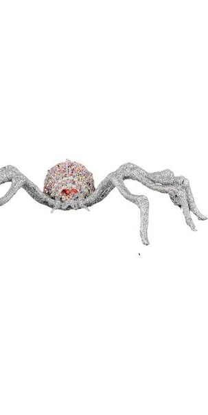 5.75" Glitter Pearl Bead Spider - Michelle's aDOORable Creations - Holiday Ornaments