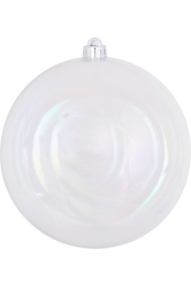 Shop For 6" Clear Iridescent Ball Ornament (Set of 4) N591500D