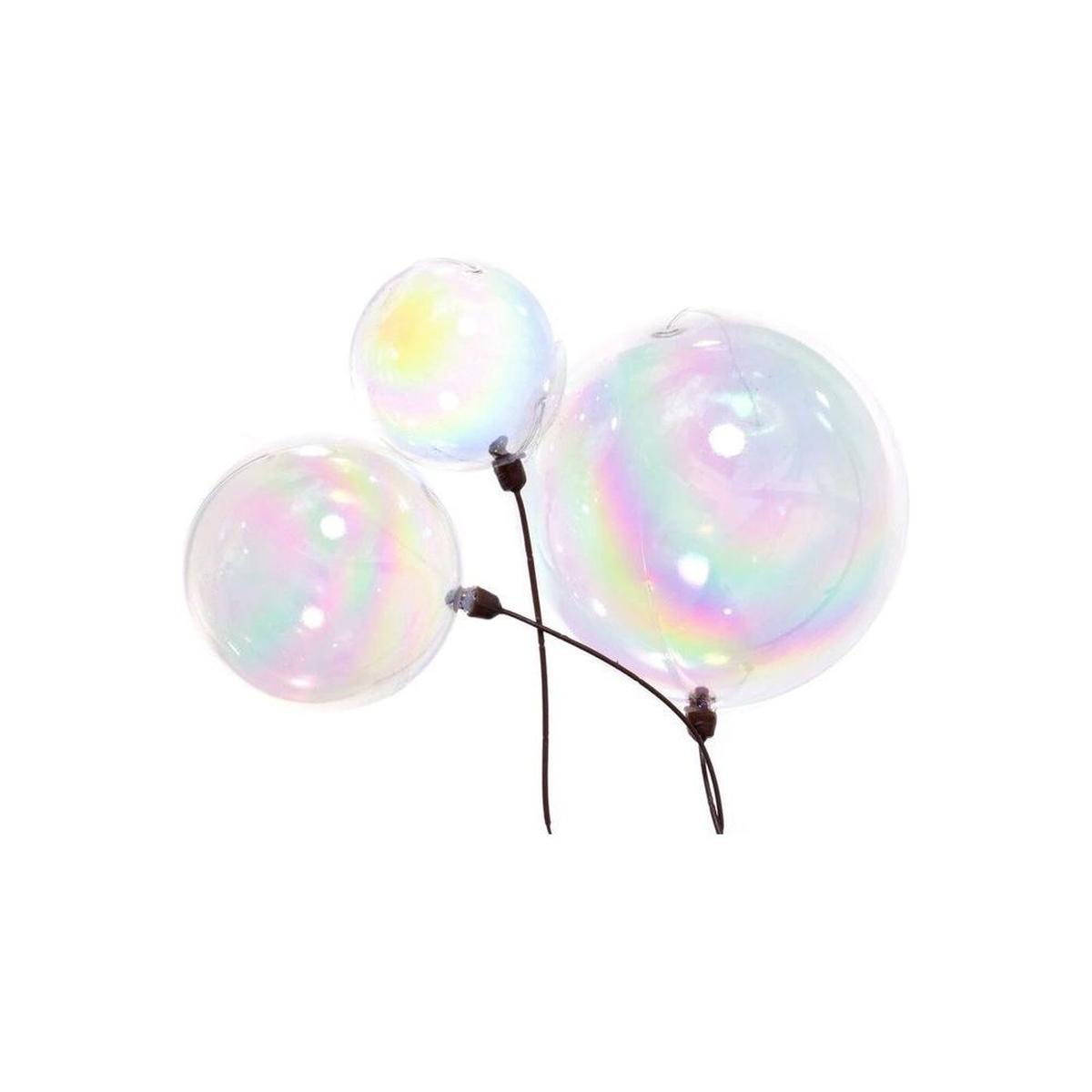 Shop For 6' Clear Iridescent Branch Ball Wire Garland at Michelle's aDOORable Creations
