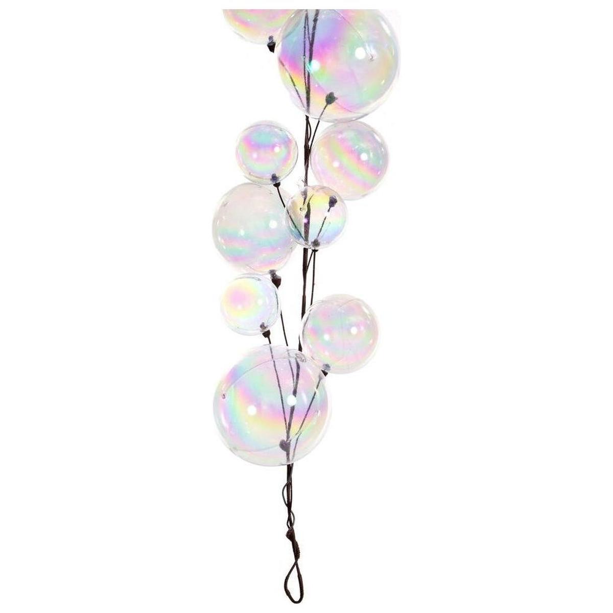 Shop For 6' Clear Iridescent Branch Ball Wire Garland at Michelle's aDOORable Creations