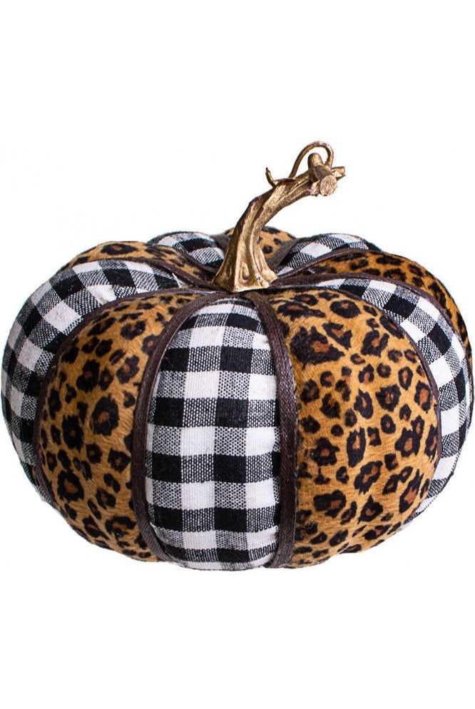Shop For 6" Fabric Cheetah Gingham Pumpkin 56700MIX