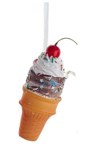 Shop For 6" Foam Ice Cream Cone Ornaments at Michelle's aDOORable Creations