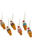 Shop For 6" Foam Ice Cream Cone Ornaments D3988