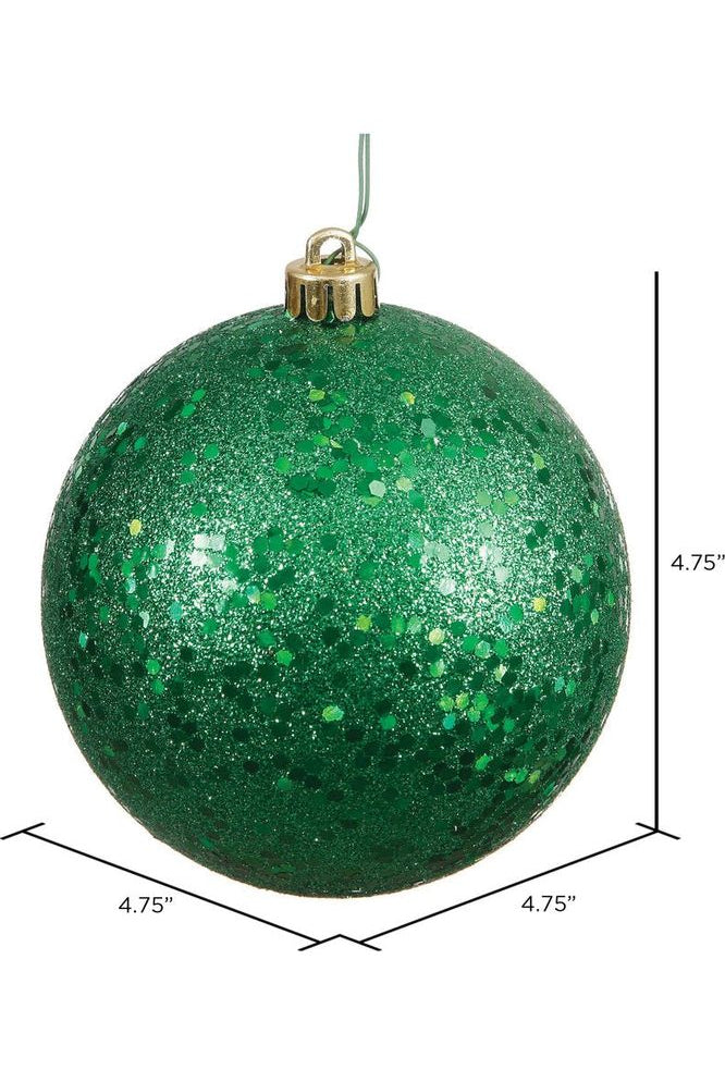 Shop For 6" Green Ornament Ball: Sequin N591504DQ