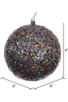 Shop For 6" Multi-color Sequin Glitter Ball Ornament (Set of 4) N591599DQ