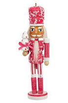 6" Pink Nutcracker Ornament - Michelle's aDOORable Creations - Holiday Ornaments