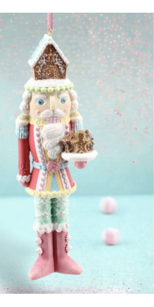6" Resin Pastel Nutcracker Ornament - Michelle's aDOORable Creations - Holiday Ornaments