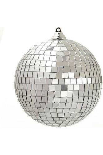 Shop For 6" Silver Disco Ball Ornament at Michelle's aDOORable Creations